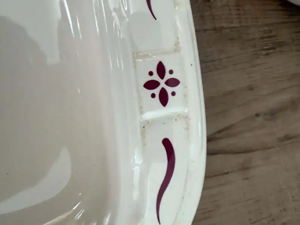 Longaberger white glazed
